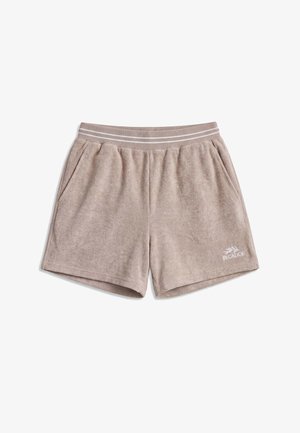 Pegador, ANASTASIA FROTTEE SHORTS - Træningsbukser - warm taupe
