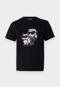 IKON SKETCH DUO - Potiskana majica - black