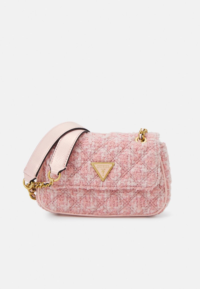 Guess GIULLY MINI FLAP - Borsa a mano - light rose/multi/fuxia - Zalando.it