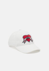 HEART PATCH BASEBALL HAT - Casquette - white