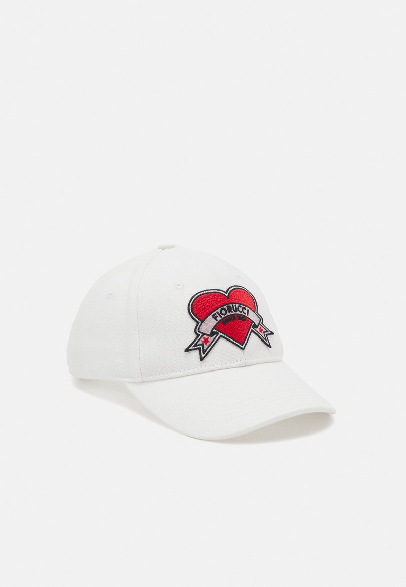 Fiorucci HEART PATCH BASEBALL HAT - Boné - white