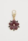 HASHTAG FLOWER CHARM - Obesek za ključe - rubino/espresso
