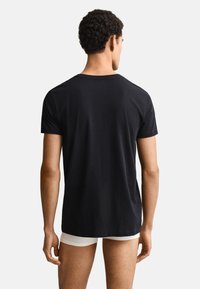 GANT C NECK 2 PACK - Maglietta intima - black