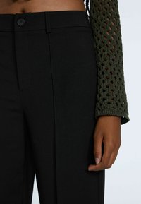 Stradivarius Broek - black