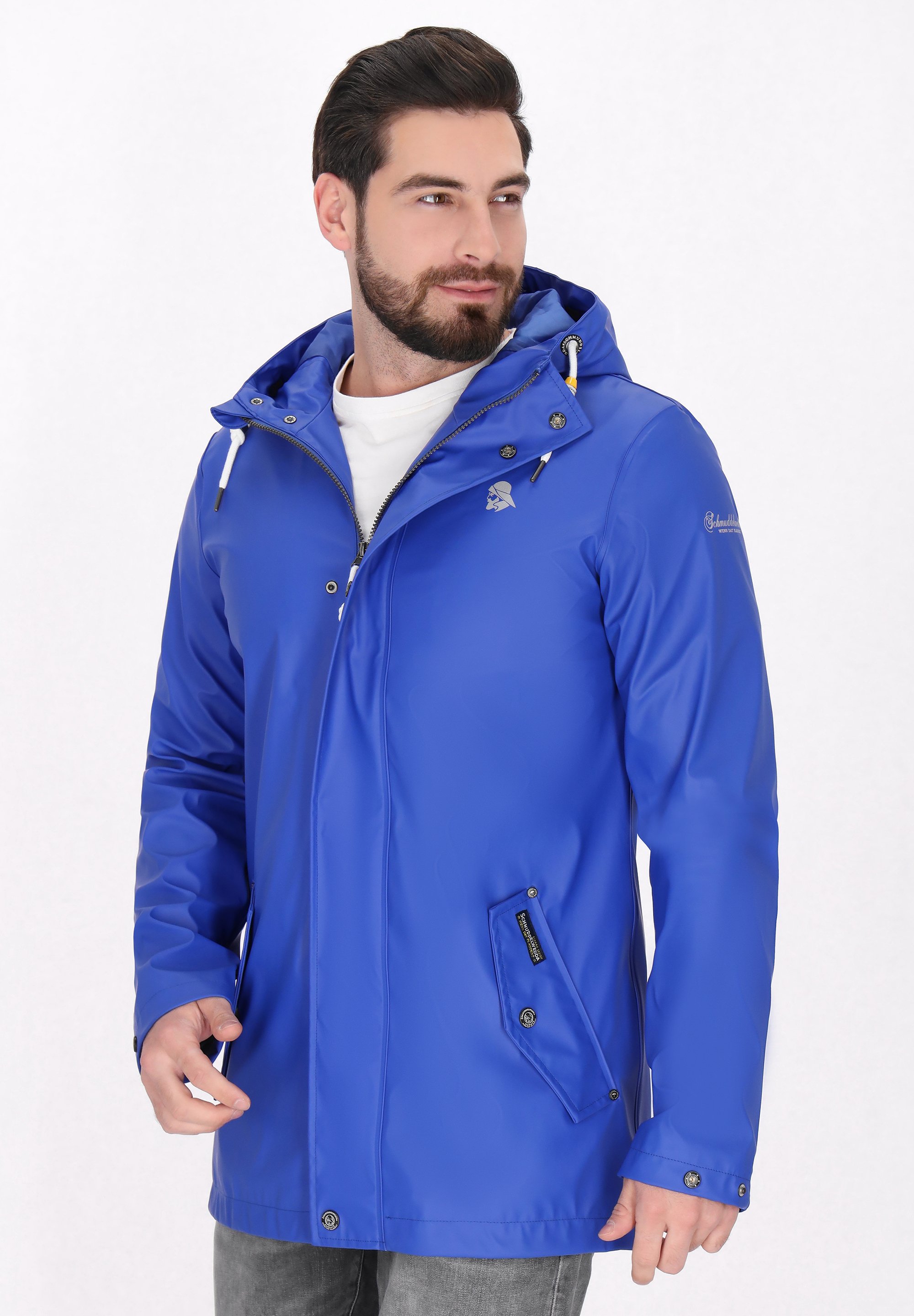Rain Jacket Schmuddelwedda Blau Schmuddelwedda Waterproof Jacket
