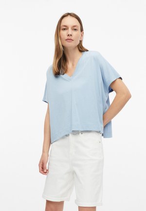 s.Oliver, T-SHIRT - Basic T-shirt - hellblau