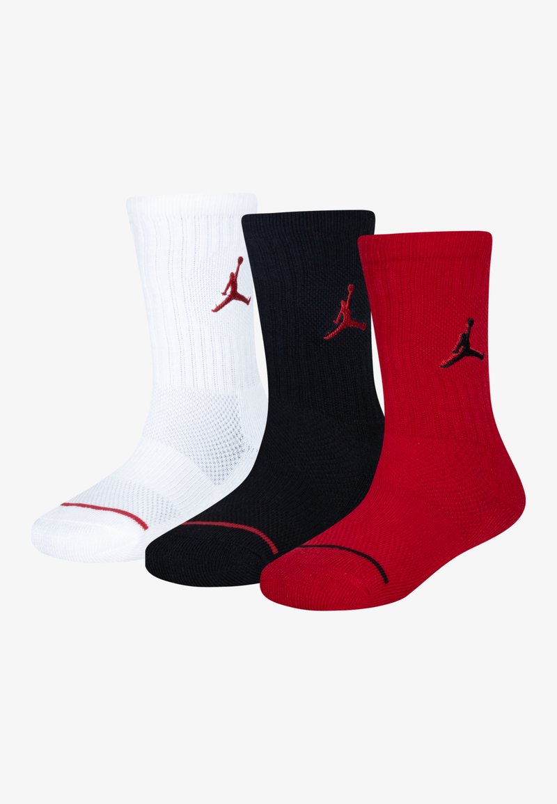 Jordan - JUMPMAN CREW UNISEX 3 PACK - Chaussettes - gym red, Agrandir