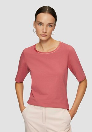 s.Oliver BLACK LABEL Basic T-shirt - preiselbeere