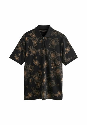 Next SIGNATURE-REGULAR FIT - Poloshirt - black floral