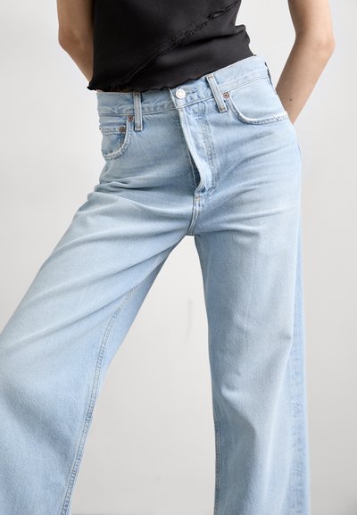 Agolde REN - Ravne kavbojke - blue denim