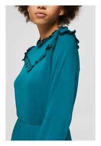 edc by Esprit FRILL DRESS - Vestido de dia - emerald green