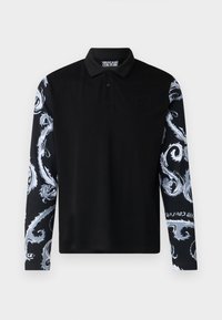 CONTRAST CHROME - Polo - black