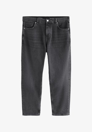Next, VINTAGE WASH - Sirgete säärtega teksad - black