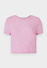 SLIM SCRIPT - Marškinėliai su spaudiniu - carnival pink