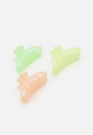 SARA HAIRSHARK 3 PACK - Acessório para pentear cabelo - peach/green