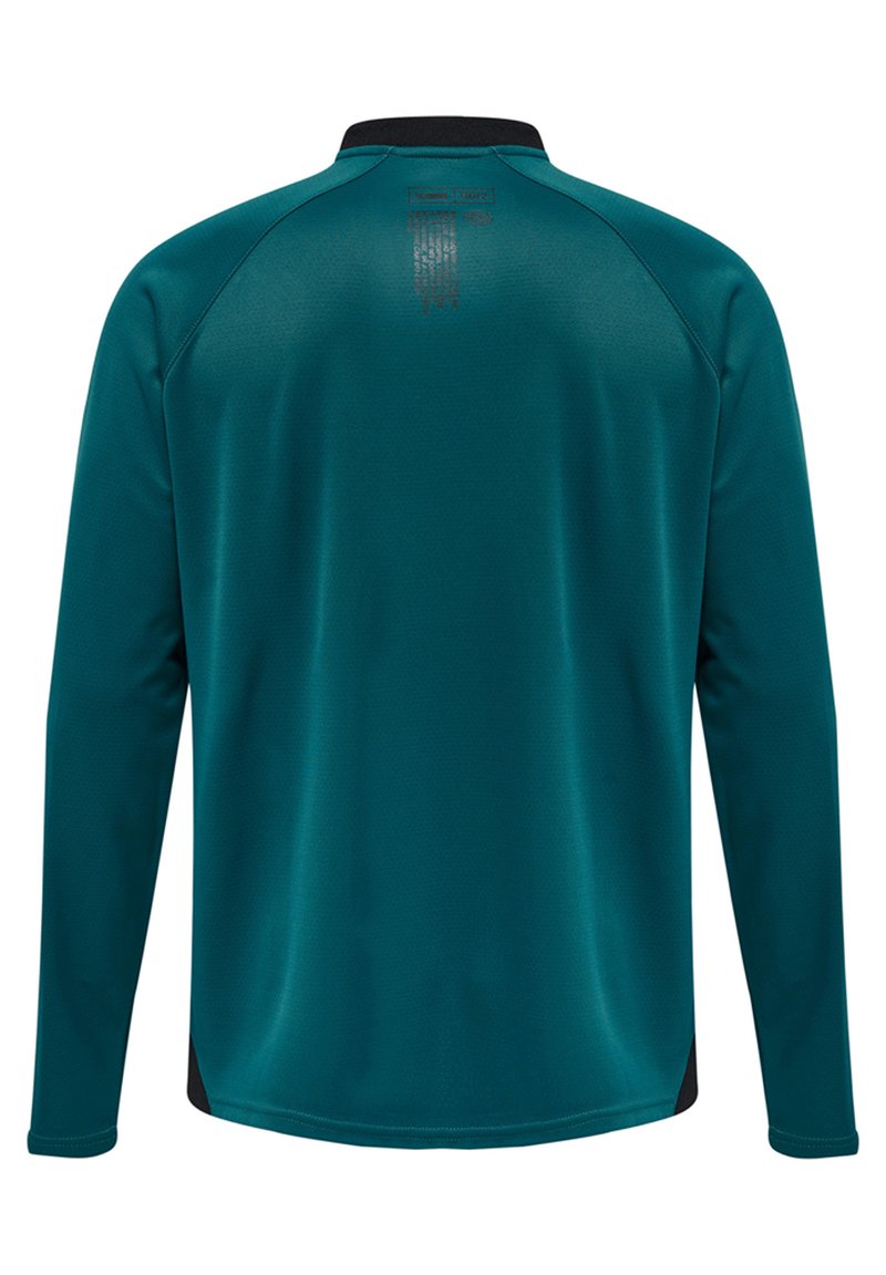 Herren Sportbekleidung | Hummel Langarmshirt deep lagoon/blau-meliert - UU35444 Herren Sportbekleidung | Hummel Langarmshirt deep lagoon/blau-meliert - UU35444
