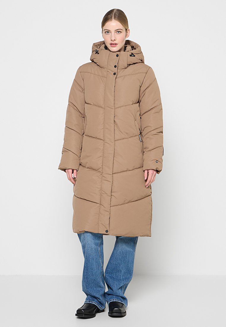 khujo Wintermantel lichtbruin
