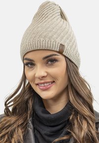 Vivisence 7017 BEANIE AND SCARF SET - Scaldacollo - beige