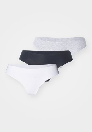 INVISIBLE BRASILIAN 3 PACK  - Slip - black/offwhite/grey