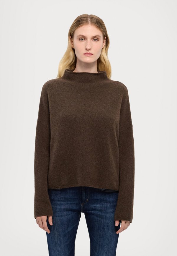 MIKA FUNNELNECK SWEATER - Jumper - driftwood3