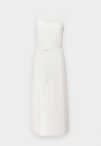 VILIBERINA U-NECK MIDI SLIP  - Vestido informal - egret