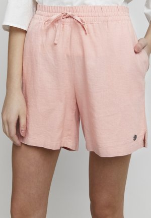 OXALGEA LINEN MIX - Shorts - coral cloud
