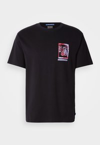 RELAXED FIT FRONT BACK  - Camiseta estampada - meteorite