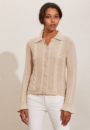 MARTHA - Cardigan - golden porcelain