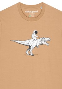 watapparel ASTRONAUT - T-Shirt print - latte