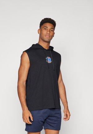 Champion BASKETBALL HOODED SLEEVELESS - Kapuzenpullover - black