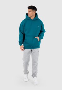 Smilodox DAWSON OVERSIZED - Kapuzenpullover - dunkelgrün
