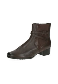 Caprice ELEGANTE H-WEITE - Botines camperos - dk brown comb