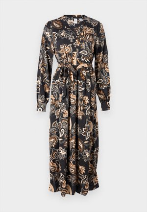 Vero Moda, VMTHORA V NECK DRESS - Дневна рокля - black/thora