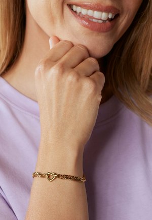 Lucardi, BRACELETS - STAHL NO - Armband - gold-coloured no stone