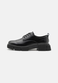 Zign LEATHER - Stringate - black