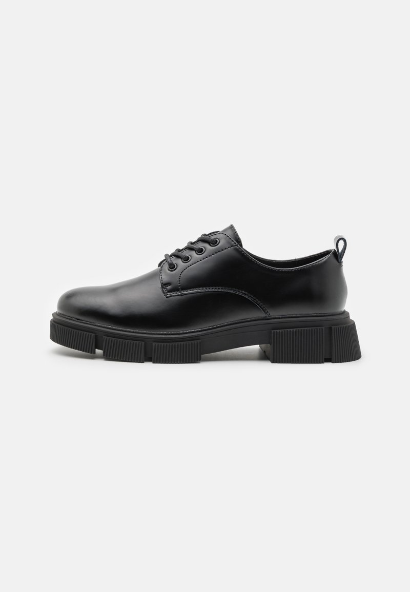 Zign LEATHER - Stringate - black