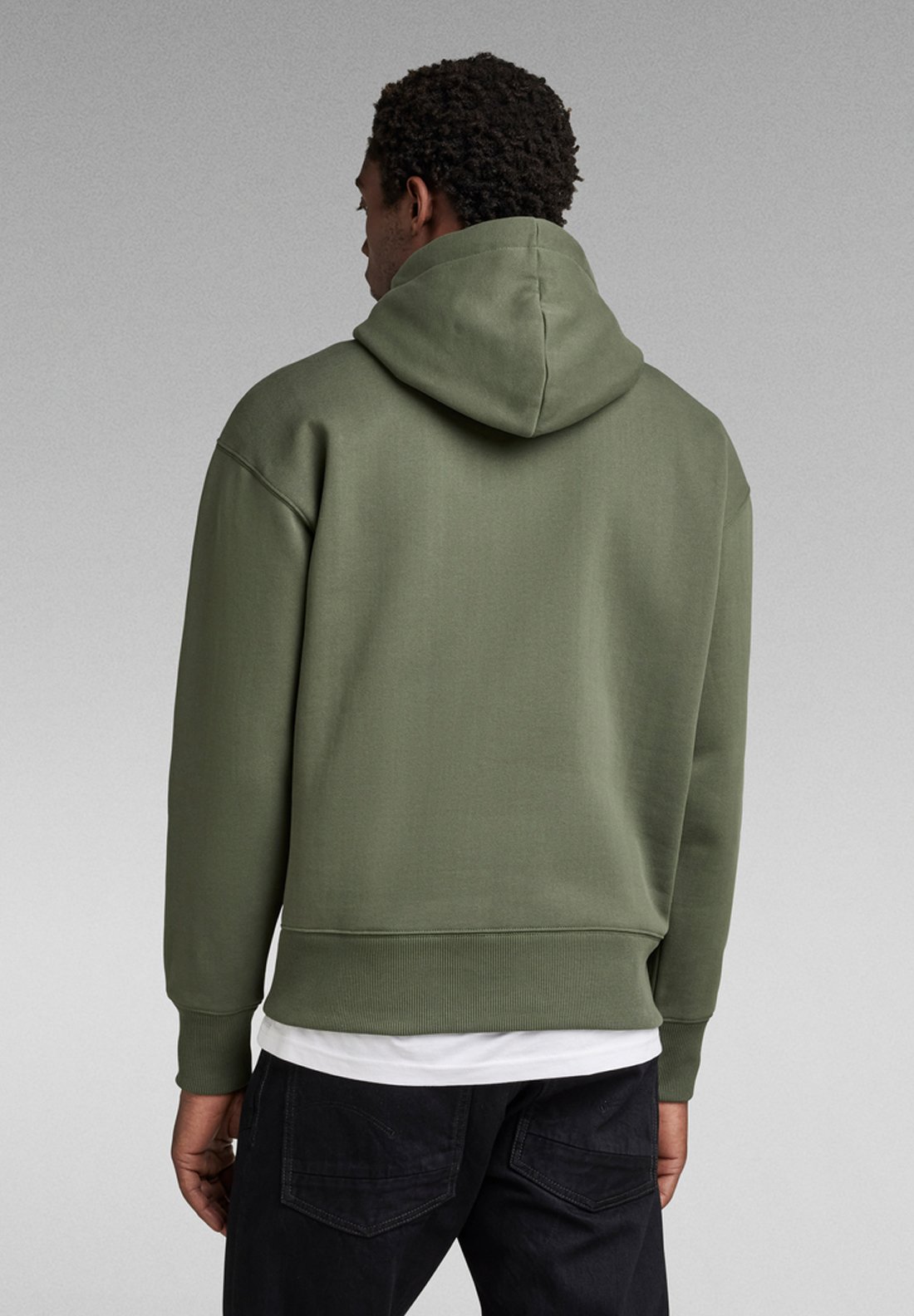 送料込★G-Star★パーカー Vulcanic Loose セール】VULCANIC RAW LOOSE HOODED SWEATER/ロゴパーカー