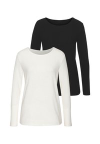 Bluza - schwarz creme