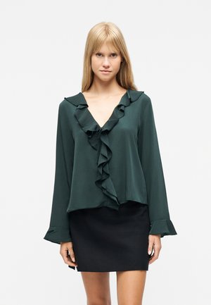 RUFFLE - Chemisier - essex green