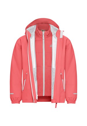 HYBRID 3IN1  - Parka - sunset coral