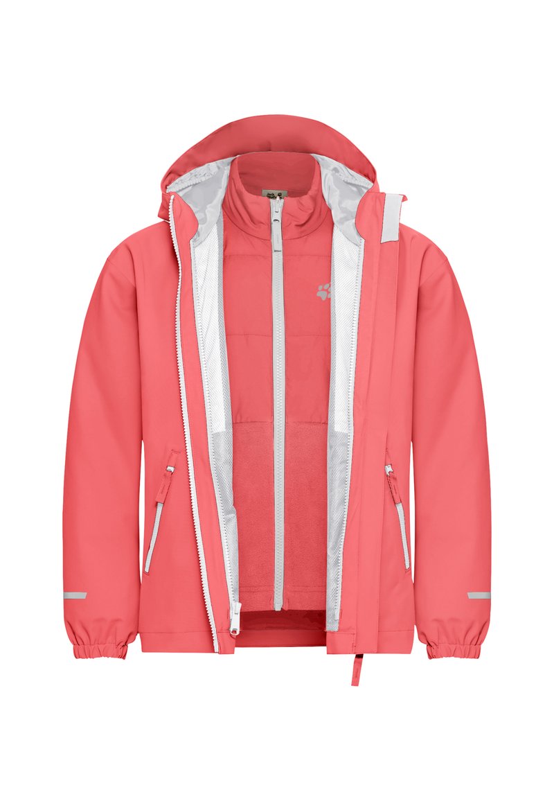 Jack Wolfskin Parka koraalrood