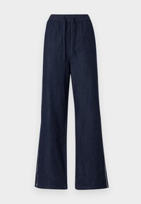 ONLNAOMI PULL UP WIDE PANT - Jeans straight leg - dark blue
