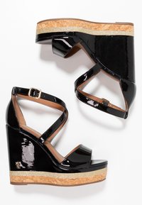 Kurt Geiger London Sandály na vysokém podpatku - black