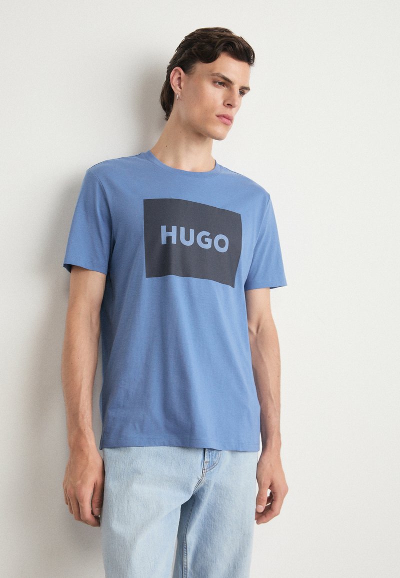 HUGO DULIVE - Potiskana majica - medium blue
