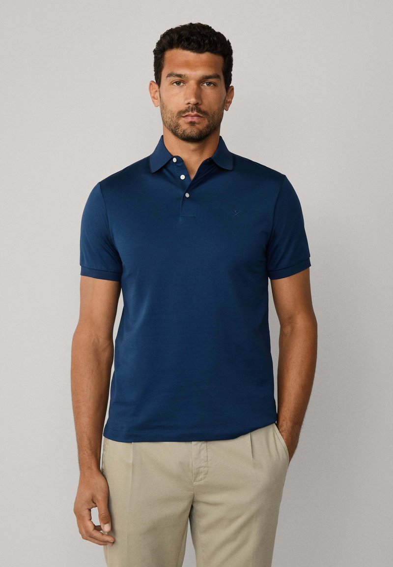 Hackett London Polokošeľa - dark denim blue