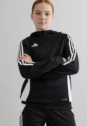 adidas Performance TIRO  UNISEX - Hoodie - black/white