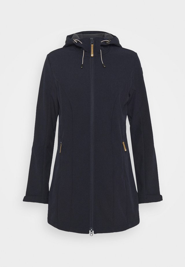 VIAMAO - Softshelljas - dark blue/black melange