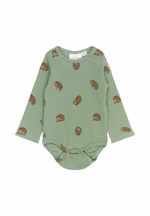 BRIVER - Body - pad aop green