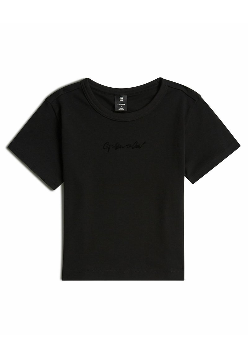 G-Star T-shirt basic zwart G-Star T-shirt basic zwart