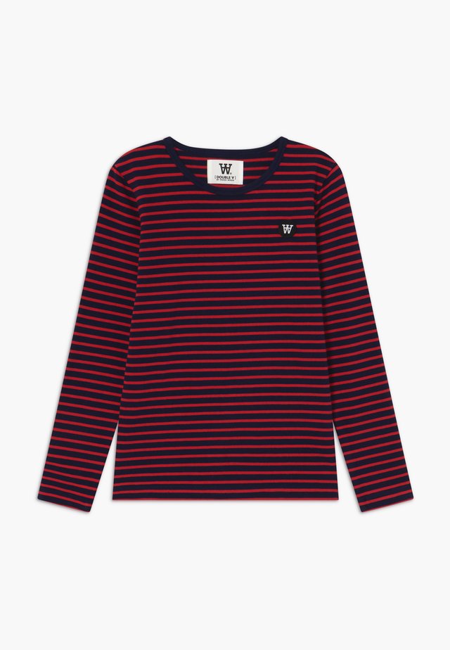 KIM KIDS - Longsleeve - navy/red stripes